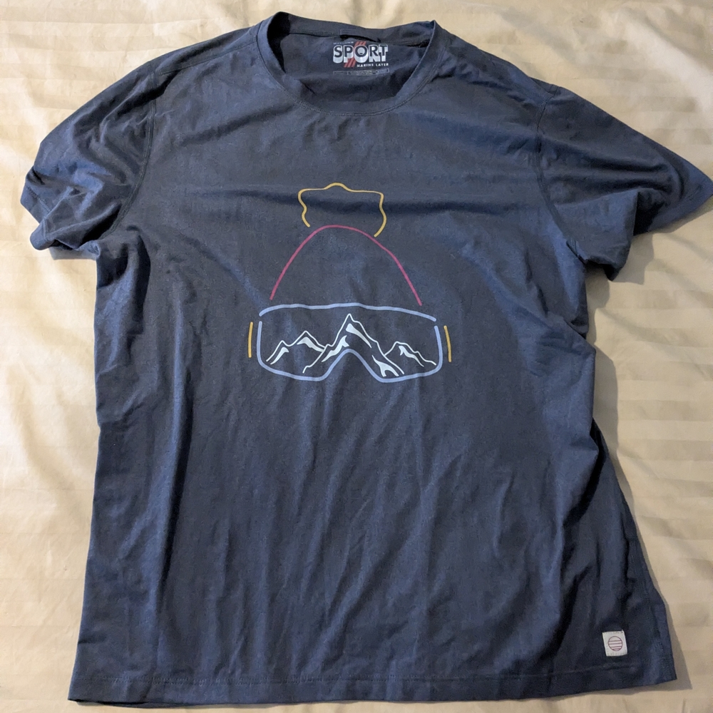 Marine Layer Navy Sport Tee